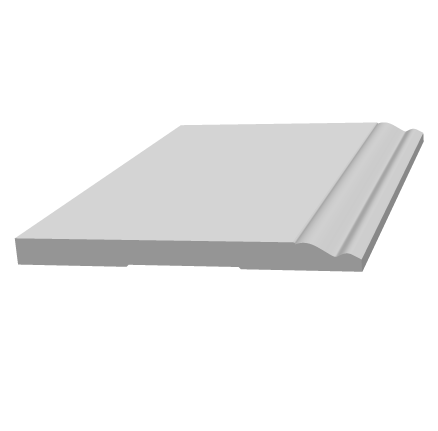 Плинтус под покраску Ultrawood Base 0007 i 2000х183х14 мм